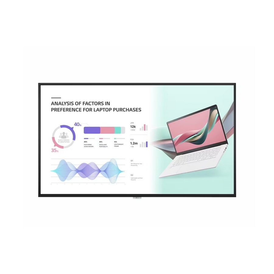 LG Digital Signage 49UH5J-H - utama